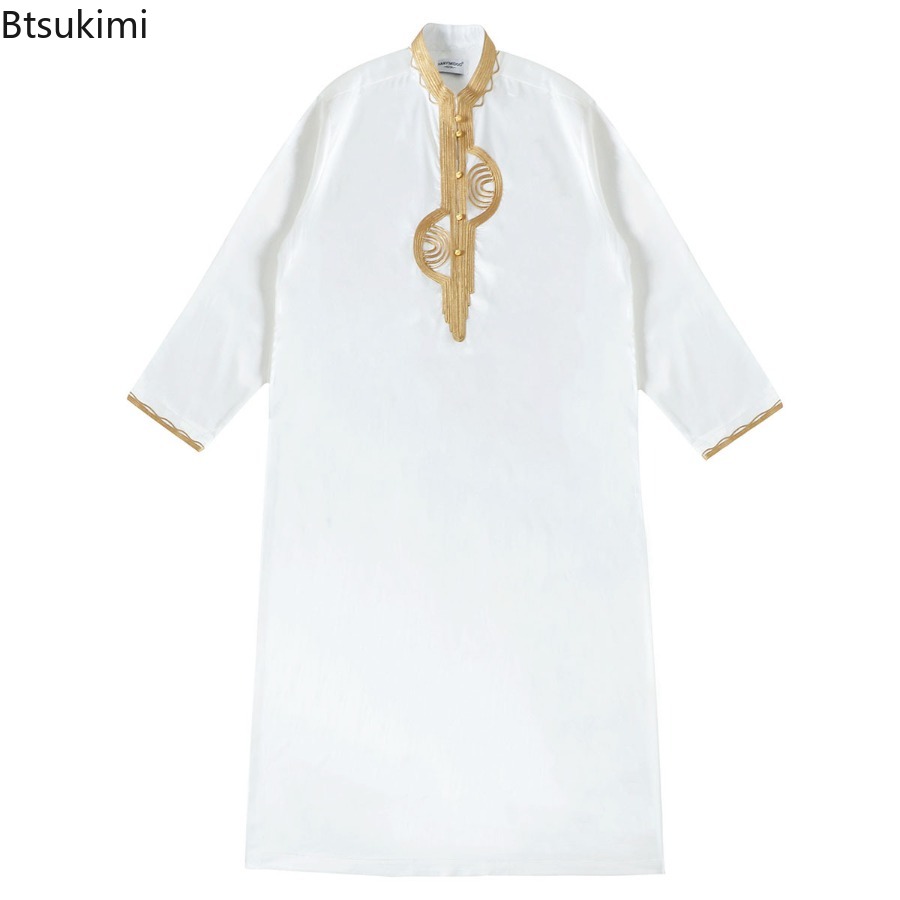 Kurta Men Cotton - Pakaian Pria Muslim Timur Tengah, Kaftan