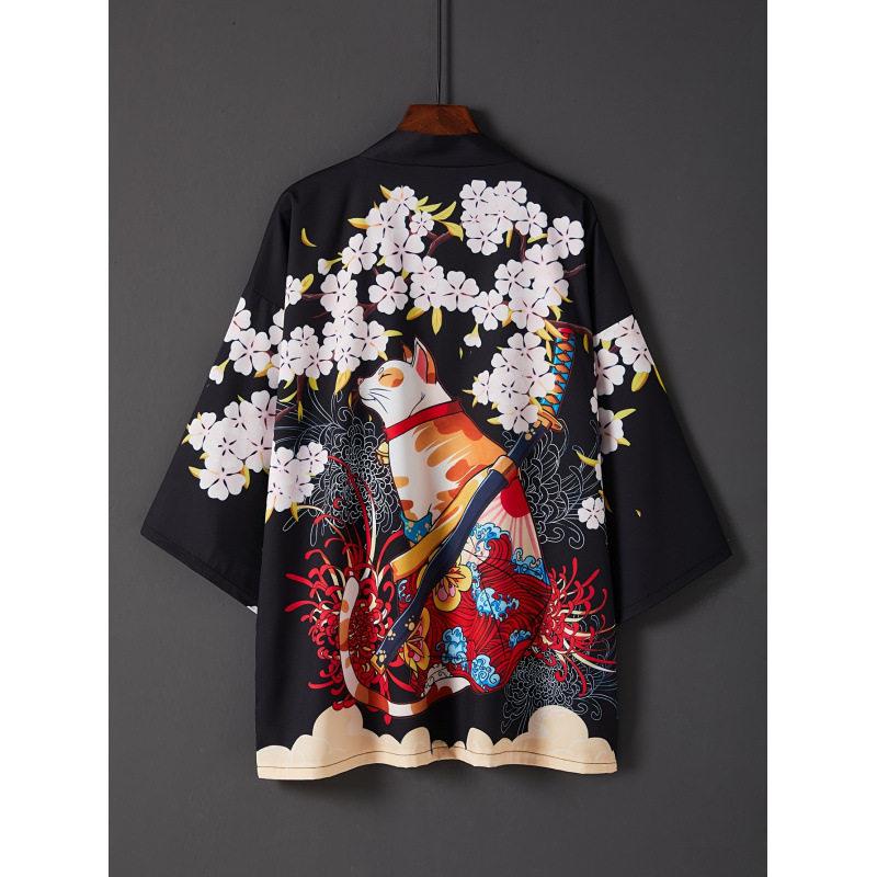 Ethnic Fashion World - Ukiyoe Kimono Cardigan Kostum Tradisional Jepang