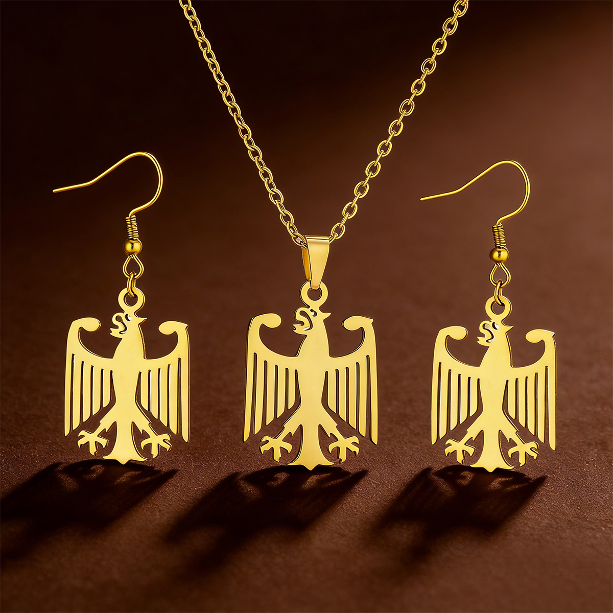 Ethnic Fashion Logo - Set 2 potong aksesoris kalung dan