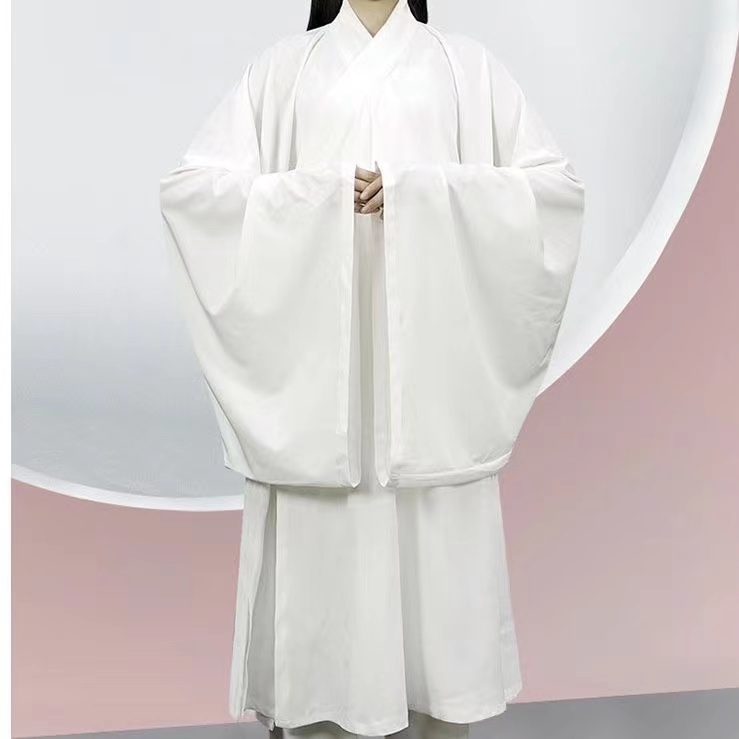 Ethnic Gown - Hanfu kostum jubah kerah bulat tradisional