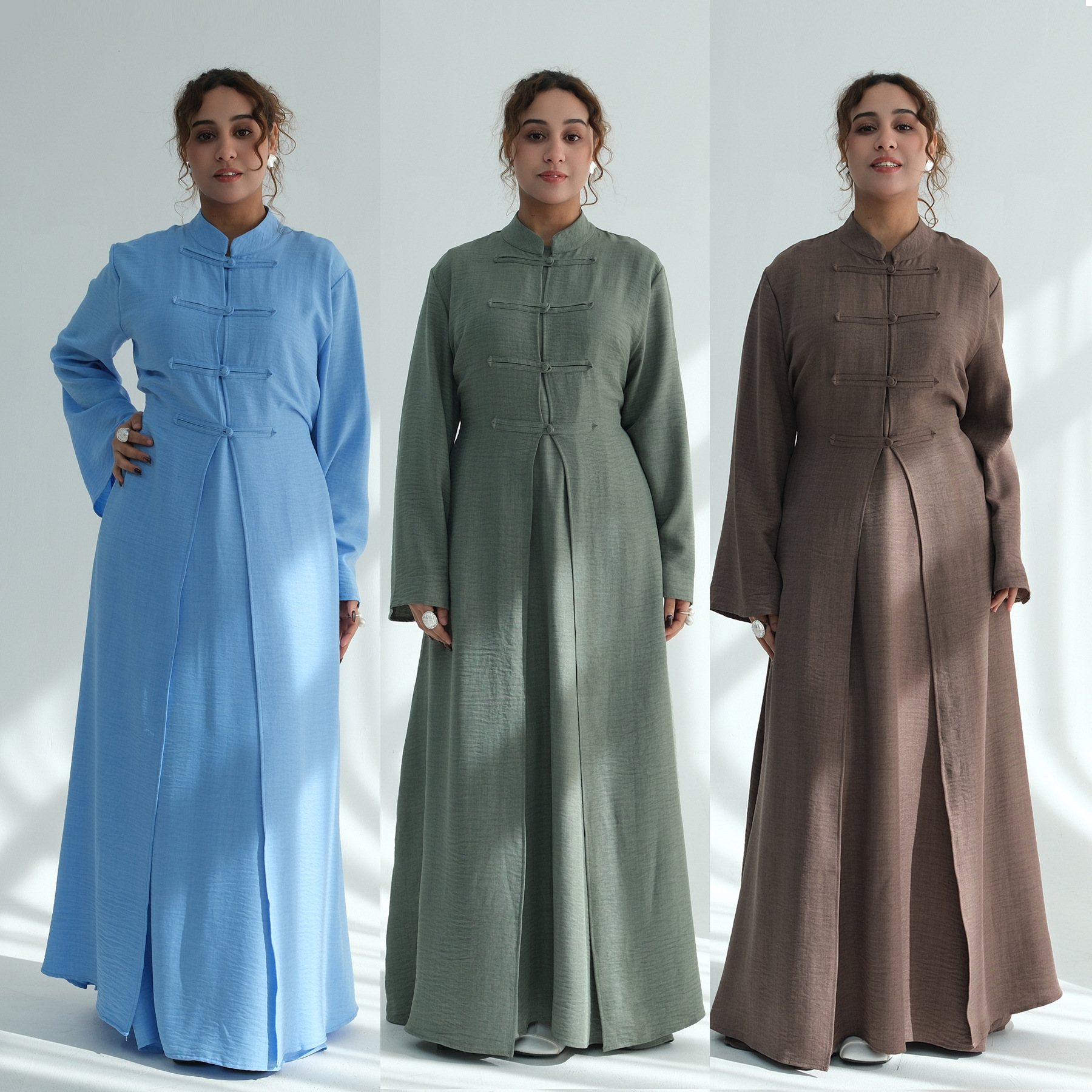 Jalabiya Women Arabic - Gaun Abaya Lebaran Wanita Set 2