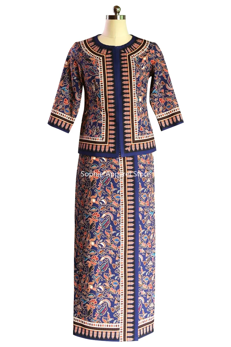 Batik Sarong Wrap - Seragam pramugari Asia Tenggara, seragam Singapura