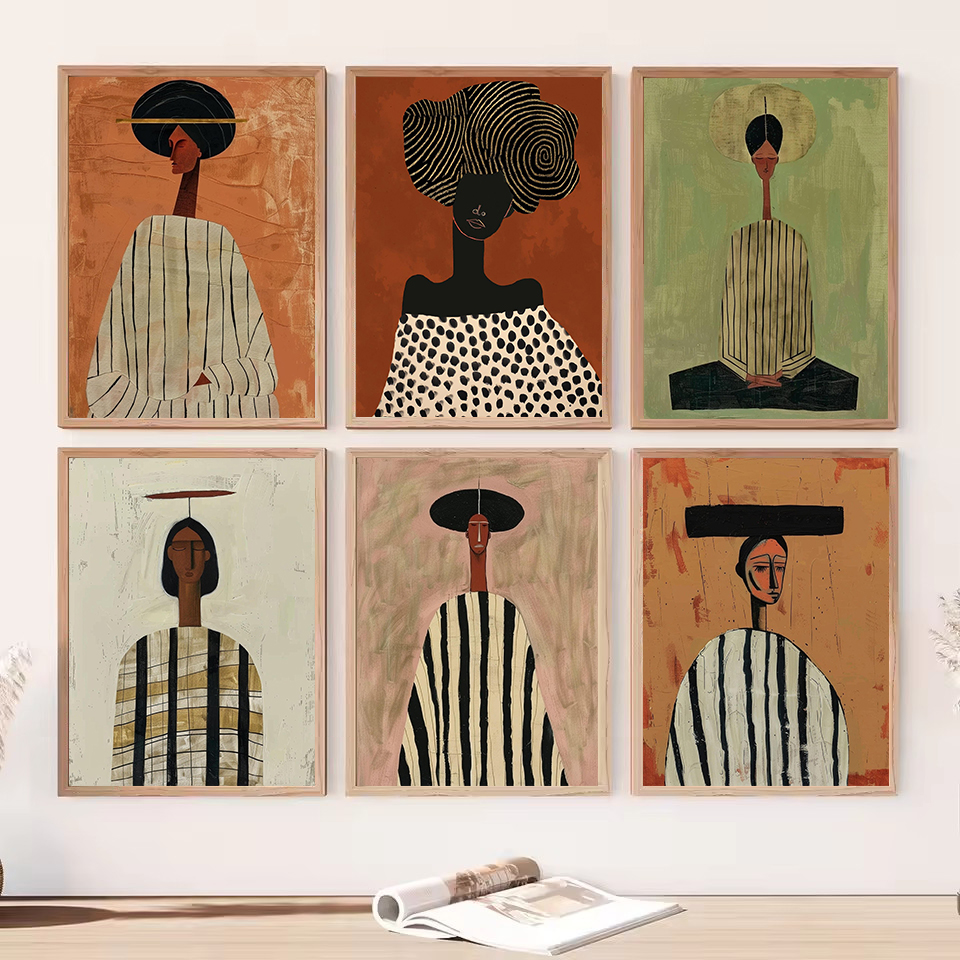 Ethnic Contemporary Fashion - Poster Estetika Kontemporer Etnik Potret Figur