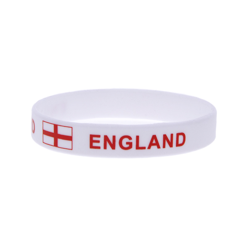 Ethnic Fashion Logo - 1 Buah Gelang Silikon Logo Bendera