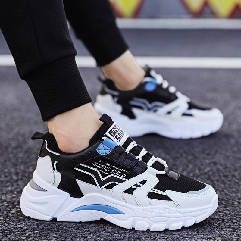 Ethnic Fashion House - Ukuran Besar Chunky Tinggi Pria Sneakers