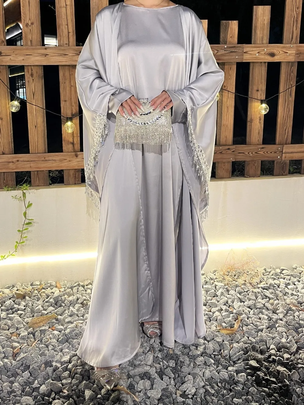 Jalabiya Women Arabic - Gamis wanita Muslim 2 potong, Set