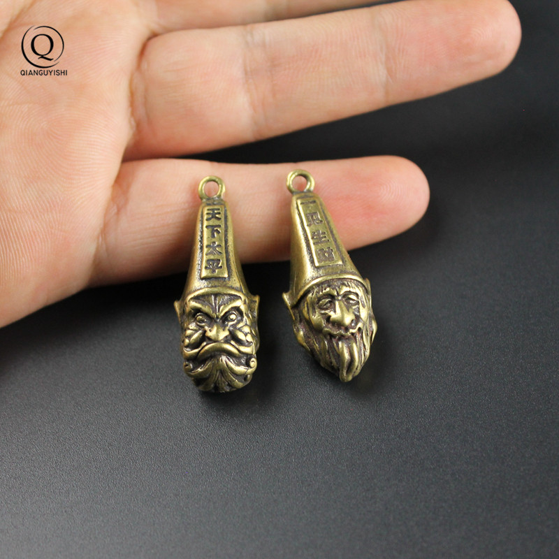 Ethnic Fashion World - Antik Kuningan Padat Cina Dewa Hantu