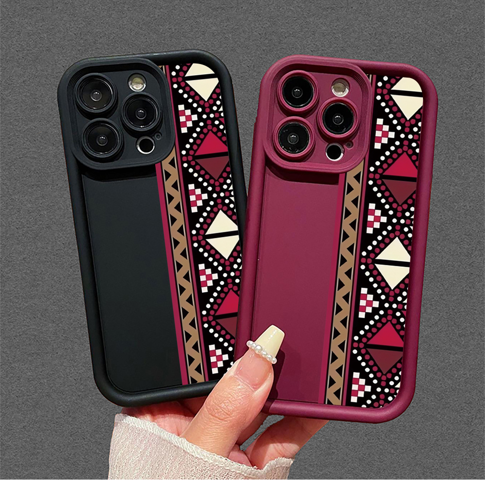 Ethnic Fashion Logo - Casing ponsel bergaya etnik cocok untuk