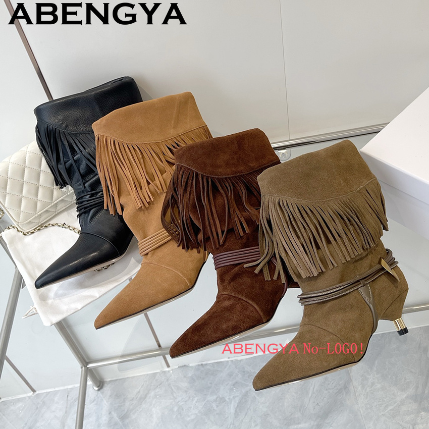 Ethnic Fashion Week - Sepatu Boots Wanita Model Chelsea Ujung