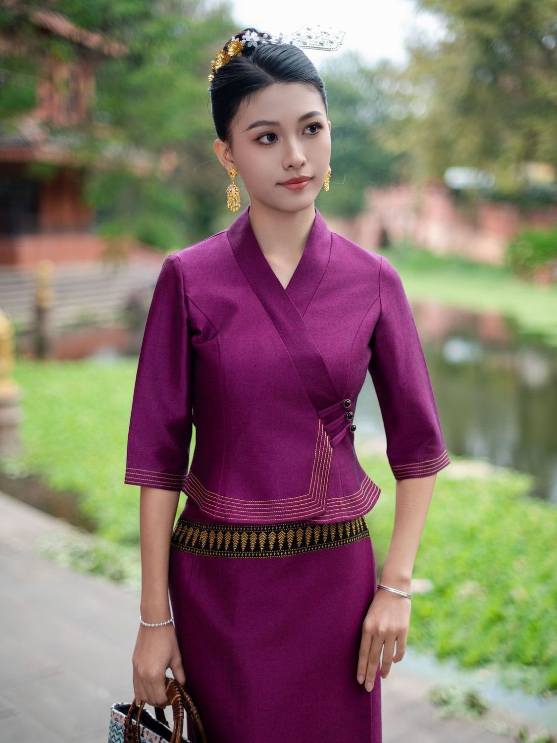 2 Buah Rok Long-gyi Thailand M - Batik Sarong Wrap ulasan dan harga