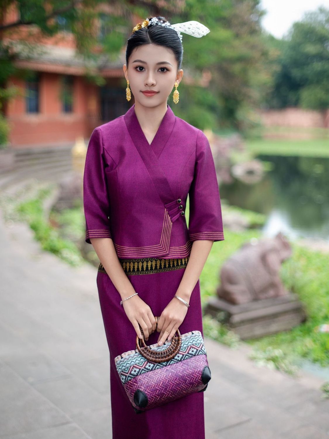 2 Buah Rok Long-gyi Thailand M - Batik Sarong Wrap ulasan dan harga
