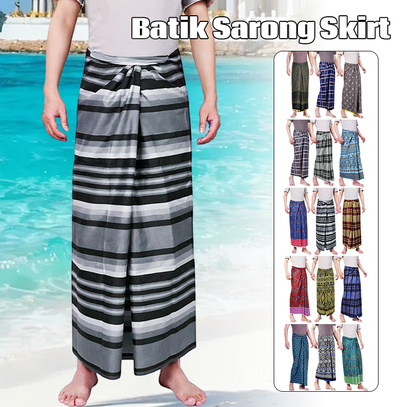 Kostum Tradisional Asia Tengga - Batik Sarong Wrap ulasan dan harga