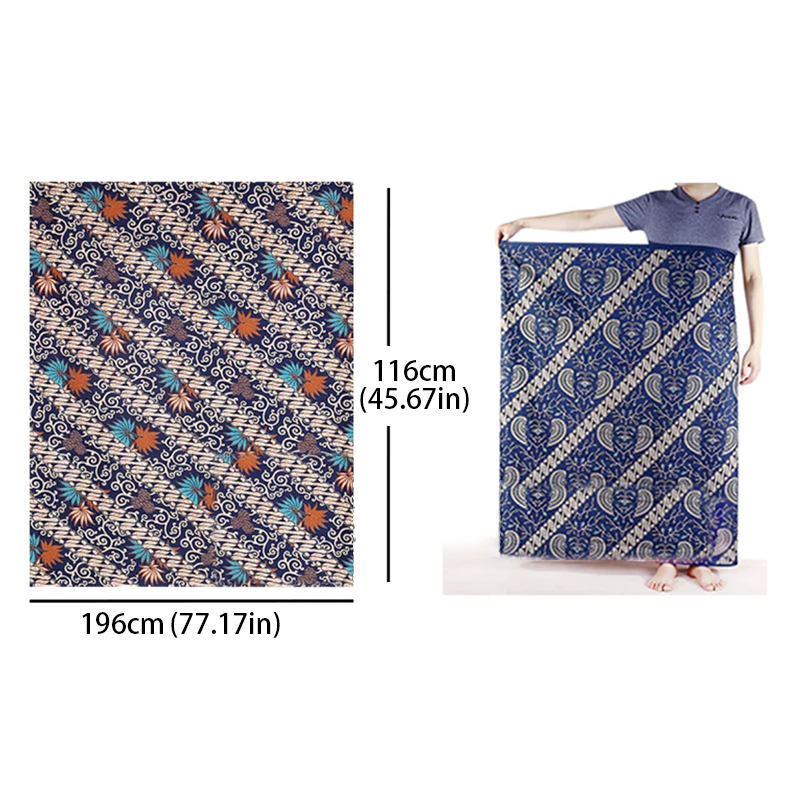Kostum Tradisional Asia Tengga - Batik Sarong Wrap ulasan dan harga