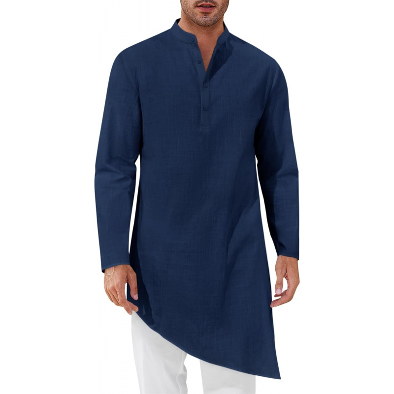 Baju Kaftan Pria Thobe Katun L - Kurta Men Cotton ulasan dan harga