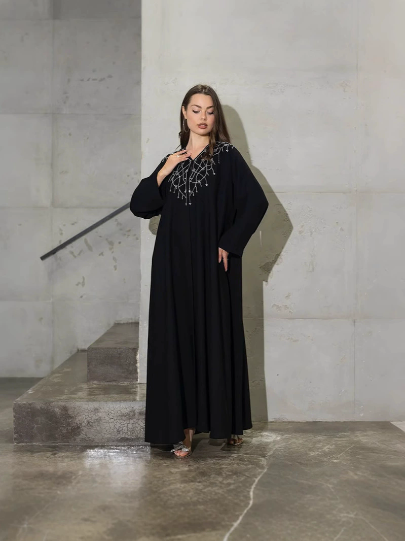 Abaya untuk Wanita Gaun Pesta  - Jalabiya Women Arabic ulasan dan harga