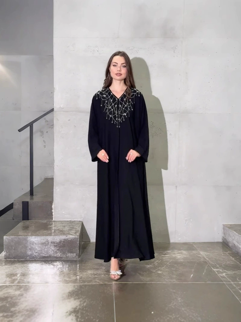 Abaya untuk Wanita Gaun Pesta  - Jalabiya Women Arabic ulasan dan harga