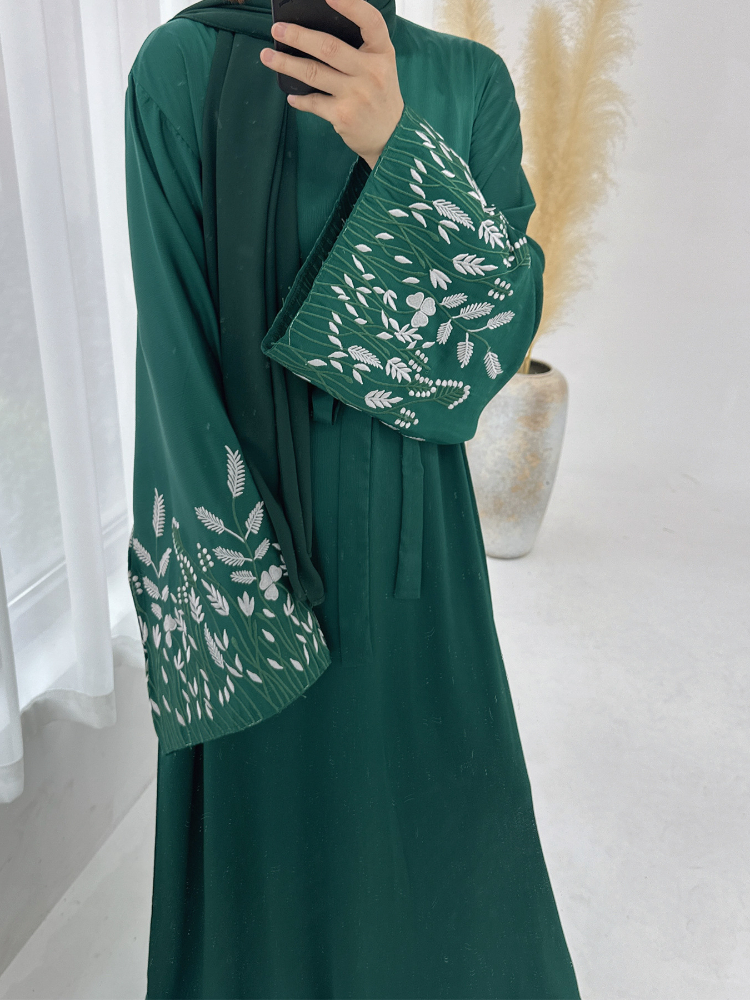 Abaya bordir Turki untuk wanit - Jalabiya Women Arabic ulasan dan harga