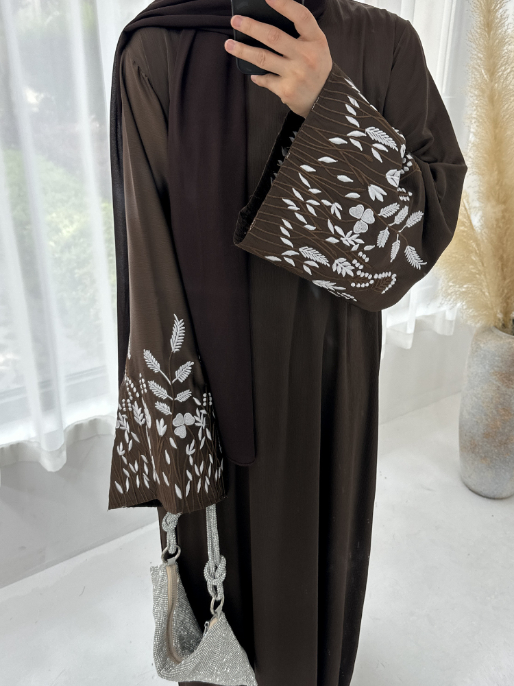Abaya bordir Turki untuk wanit - Jalabiya Women Arabic ulasan dan harga