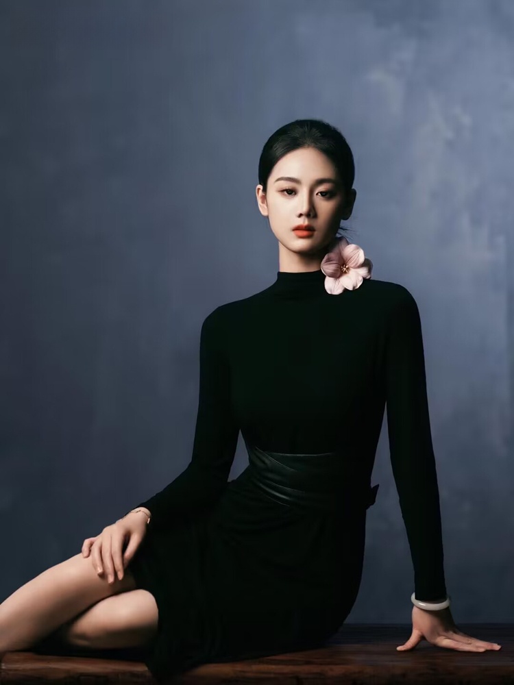 Gaun Fotografi Potret Hitam Se - Ethnic Wear ulasan dan harga