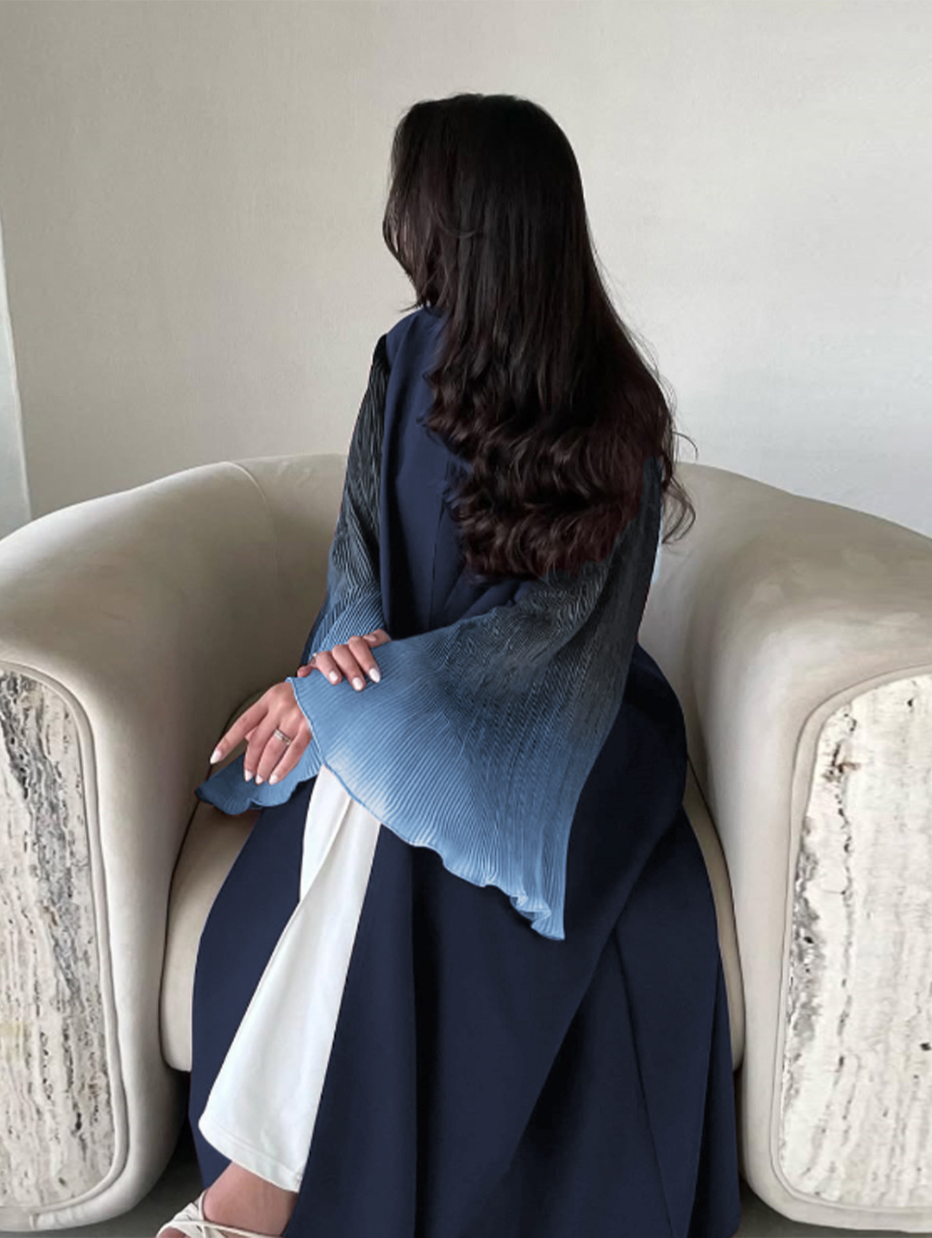 Gaun Abaya Wanita Bahan Chiffo - Jalabiya Women Arabic ulasan dan harga