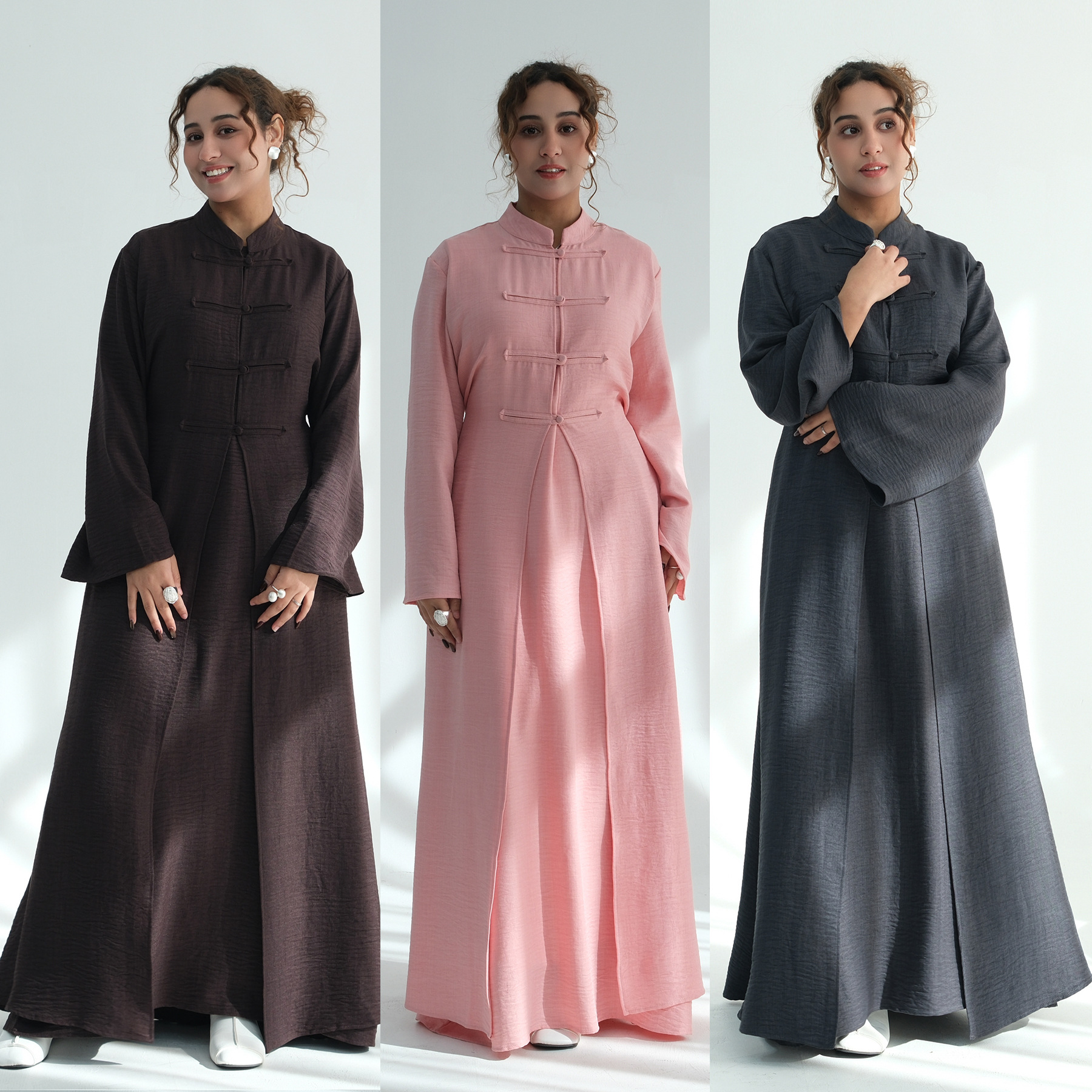 Gaun Abaya Lebaran Wanita Set  - Jalabiya Women Arabic ulasan dan harga