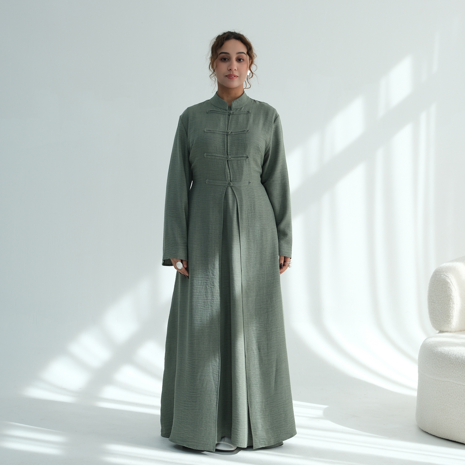 Gaun Abaya Lebaran Wanita Set  - Jalabiya Women Arabic ulasan dan harga