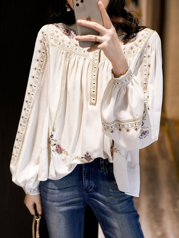 Blus Cetak Serbaguna Modis Wan - Ethnic Chic Fashion ulasan dan harga