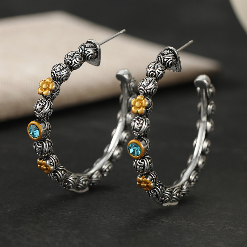 Anting-anting gantung motif du - Ethnic Chic Fashion ulasan dan harga