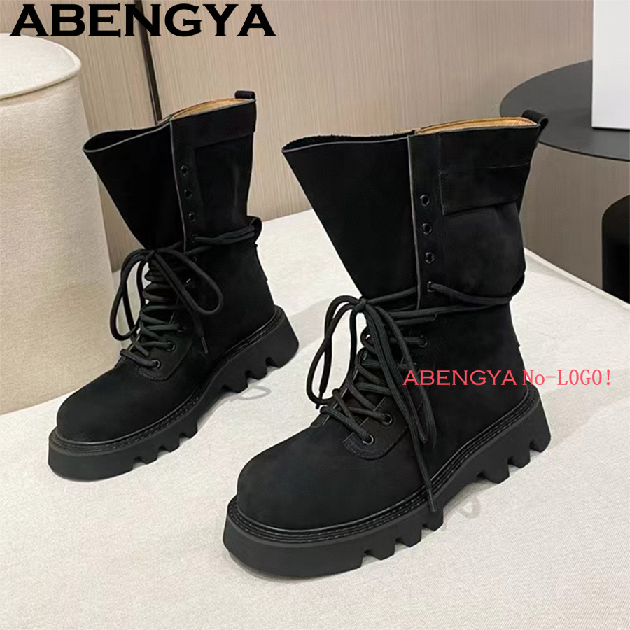 Sepatu Bot Punk Tinggi Model T - Ethnic Fashion Week ulasan dan harga