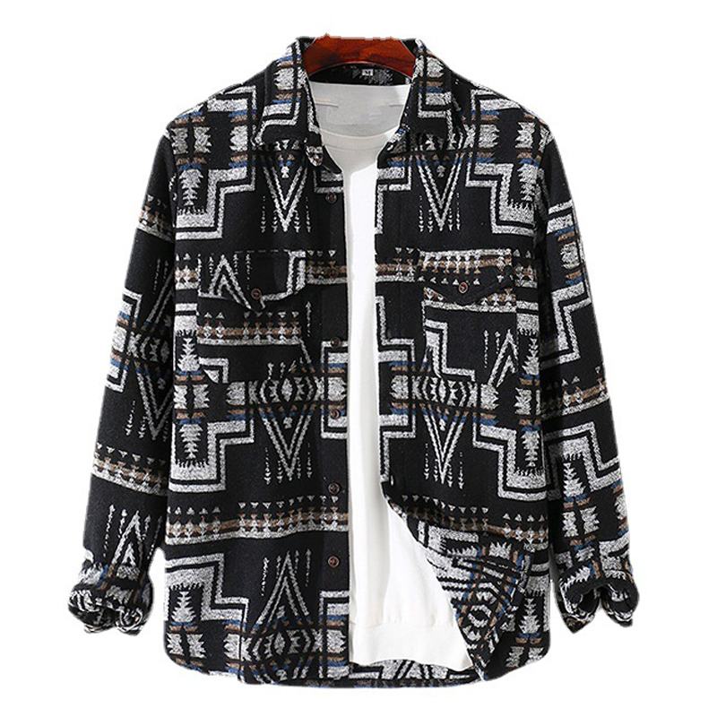 Pria lengan panjang logo khusu - Ethnic Fashion Logo ulasan dan harga