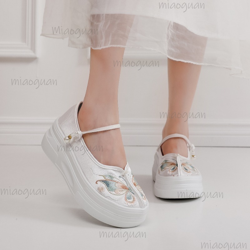 Sepatu Platform Bordir Gaya Ci - Ethnic Style ulasan dan harga