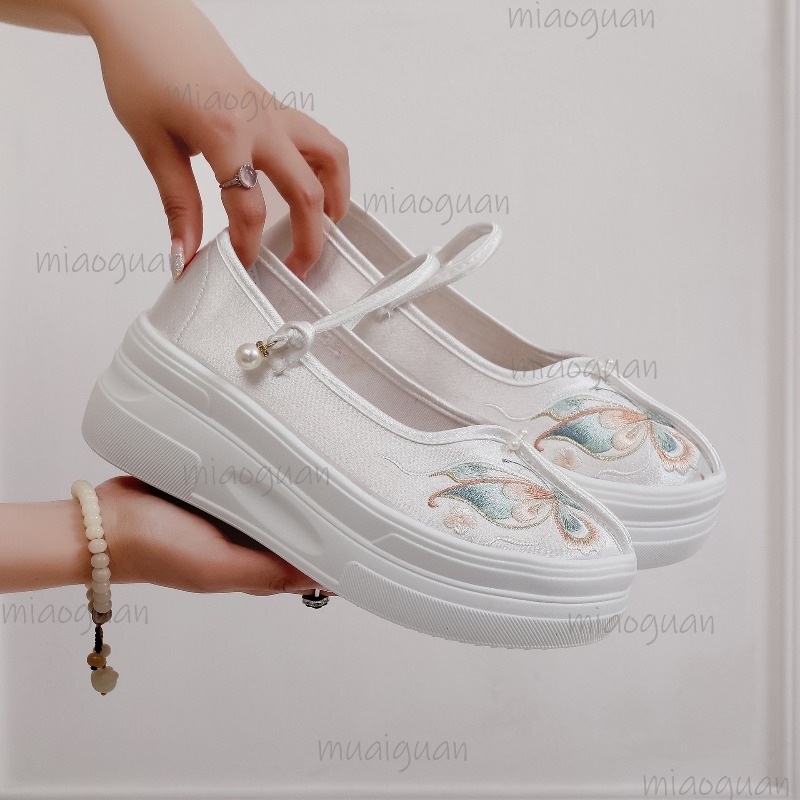Sepatu Platform Bordir Gaya Ci - Ethnic Style ulasan dan harga