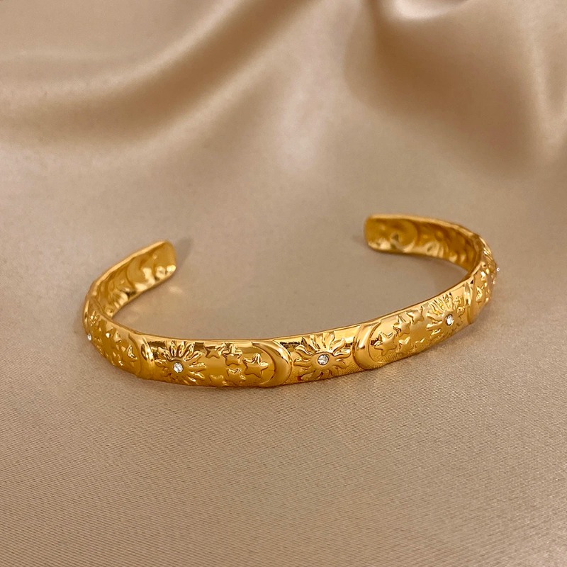 Gelang Manset Terbuka Motif Ma - Ethnic Chic Fashion ulasan dan harga