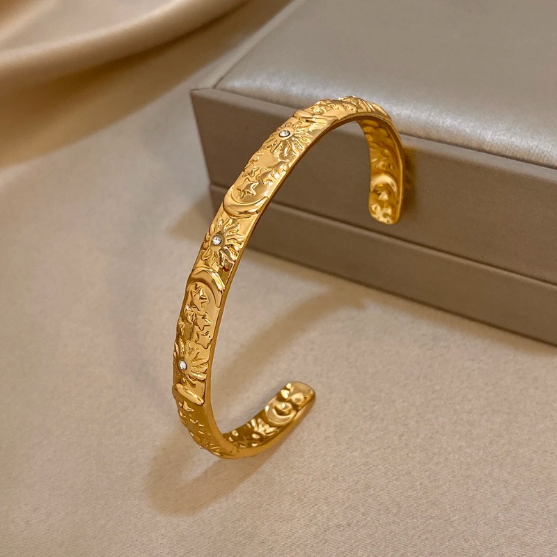 Gelang Manset Terbuka Motif Ma - Ethnic Chic Fashion ulasan dan harga