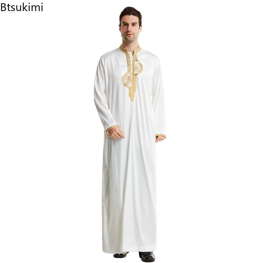 Baju Kaftan jubah pria Muslim  - Kurta Men Cotton ulasan dan harga