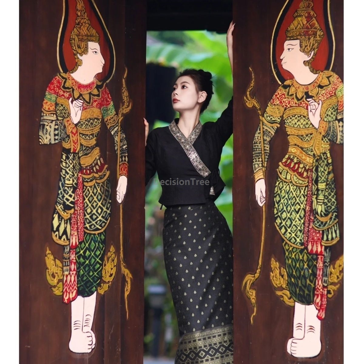 Pakaian tradisional Thailand m - Batik Sarong Wrap ulasan dan harga