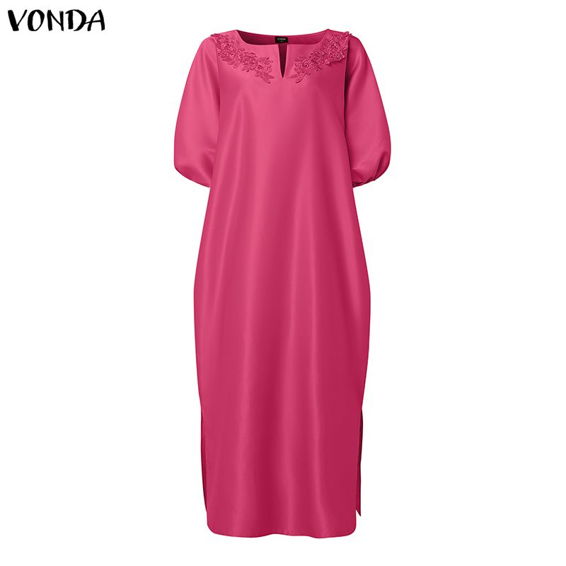 VONDA Gaun Satin Wanita Ukuran - Ethnic Gown ulasan dan harga