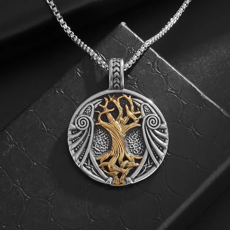 Liontin kalung pohon dunia gay - Ethnic Fashion World ulasan dan harga