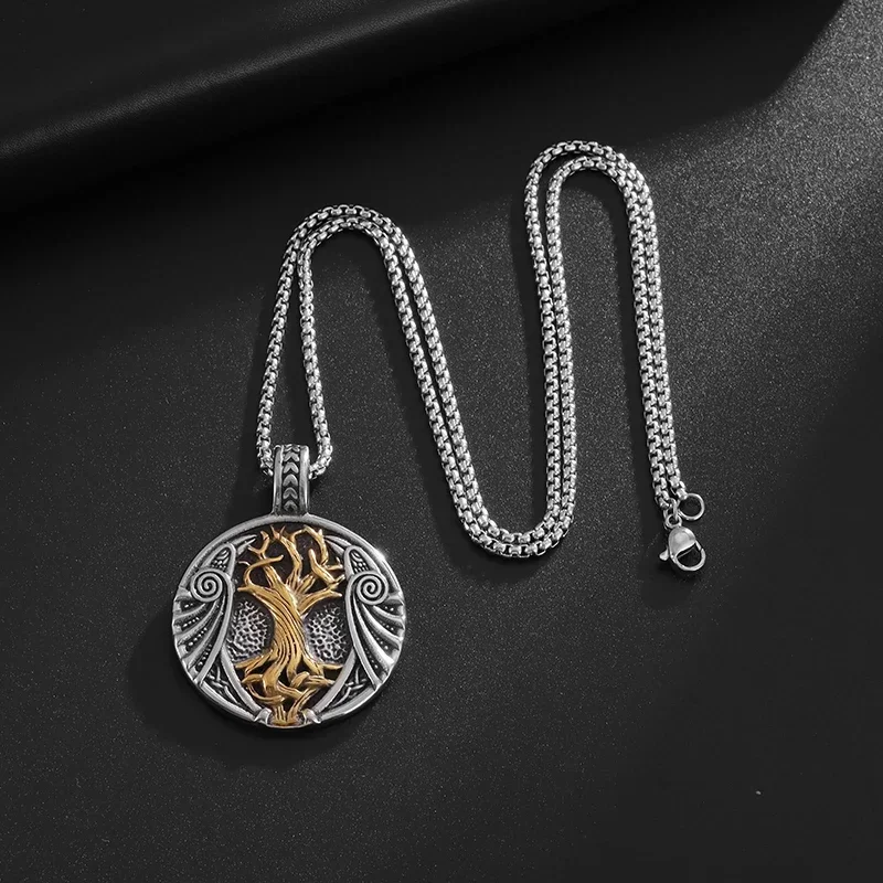 Liontin kalung pohon dunia gay - Ethnic Fashion World ulasan dan harga