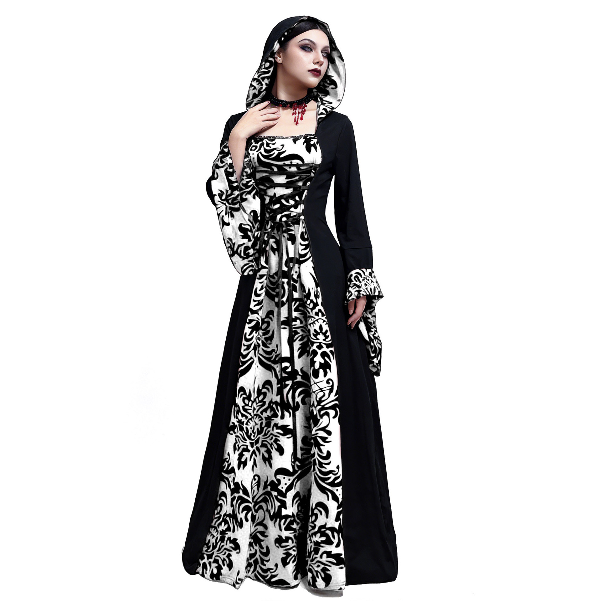 Gaun Panjang Klasik Victoria u - Ethnic Gown ulasan dan harga