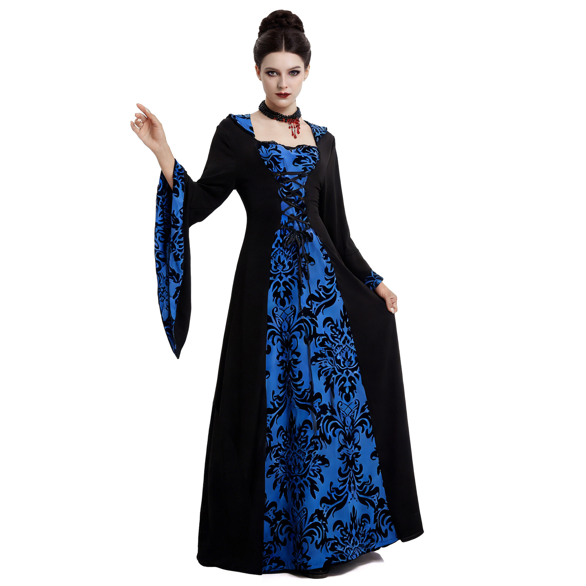 Gaun Panjang Klasik Victoria u - Ethnic Gown ulasan dan harga