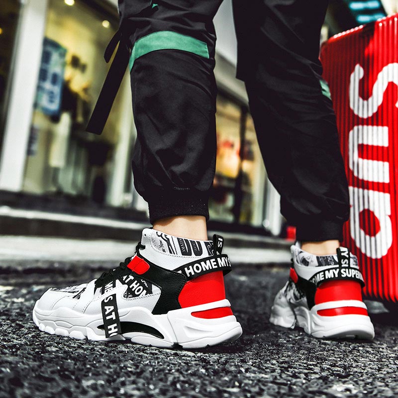 Sneakers Pria Chunky Atasan Ti - Ethnic Fashion House ulasan dan harga