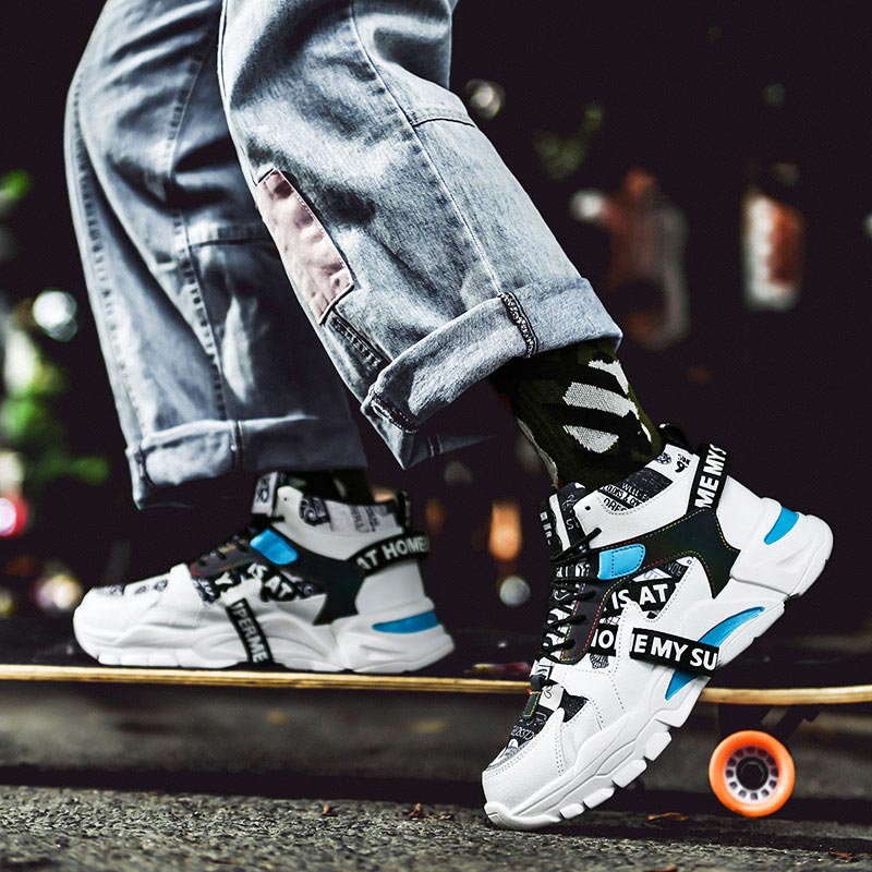 Sneakers Pria Chunky Atasan Ti - Ethnic Fashion House ulasan dan harga