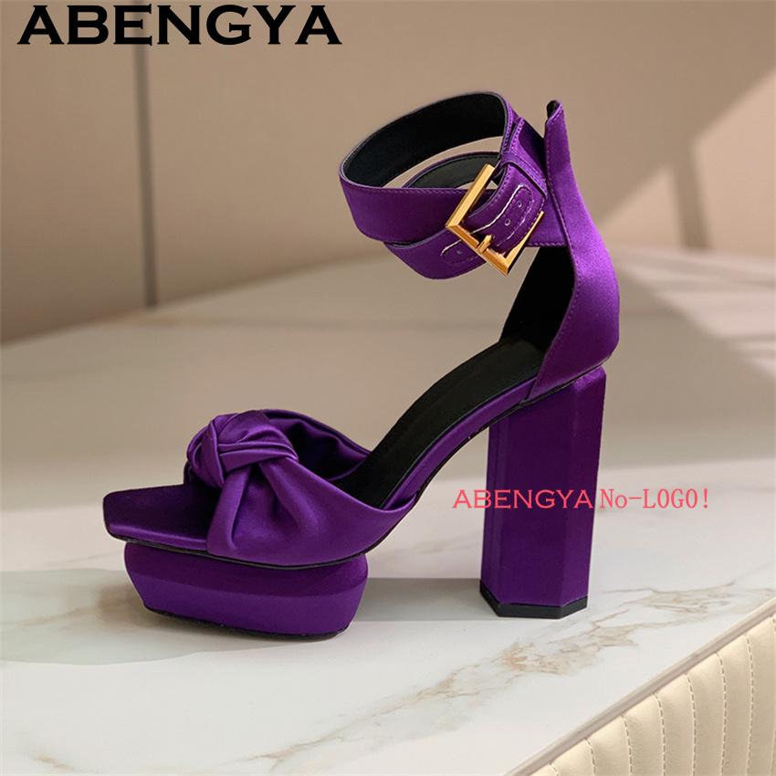 Sandal Platform Hak Tinggi Teb - Ethnic Fashion Week ulasan dan harga