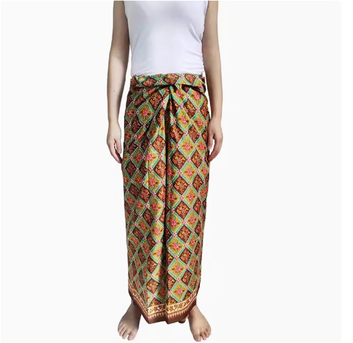Rok tabung unisex Malaysia Tha - Batik Sarong Wrap ulasan dan harga