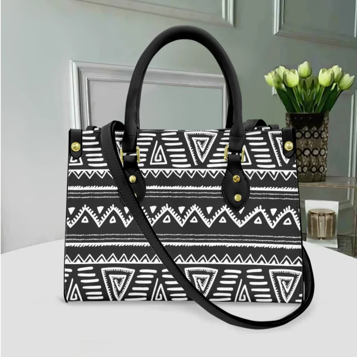 Tas Bahu Kulit PU Etnik Vintag - Ethnic Chic Fashion ulasan dan harga