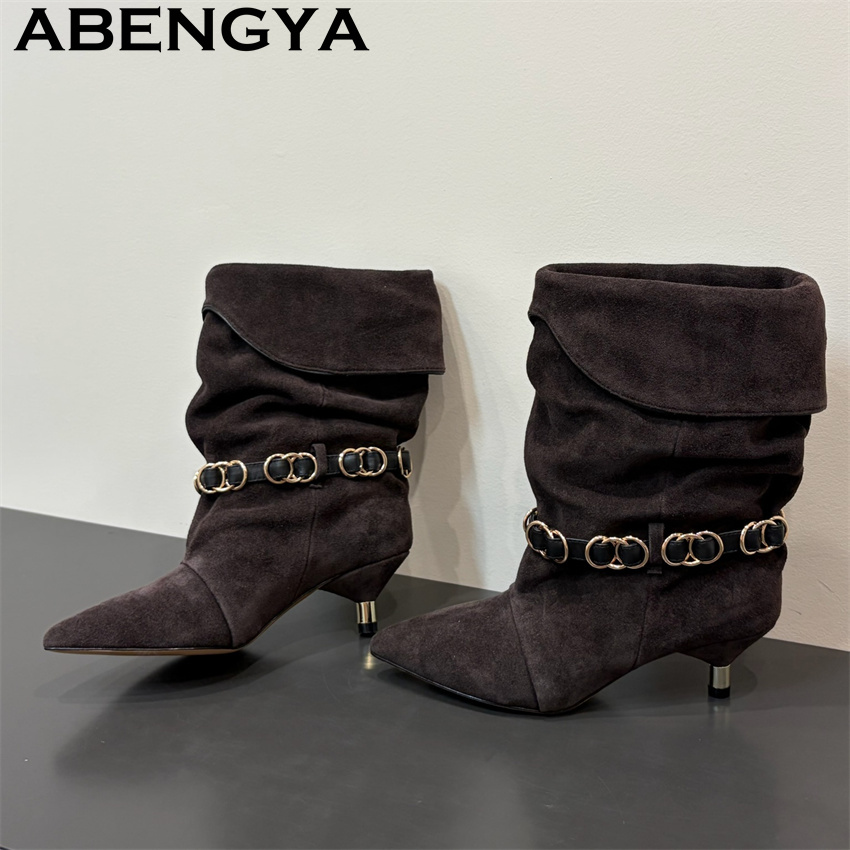 Sepatu Bot Ankle Heel Kitten K - Ethnic Fashion Week ulasan dan harga