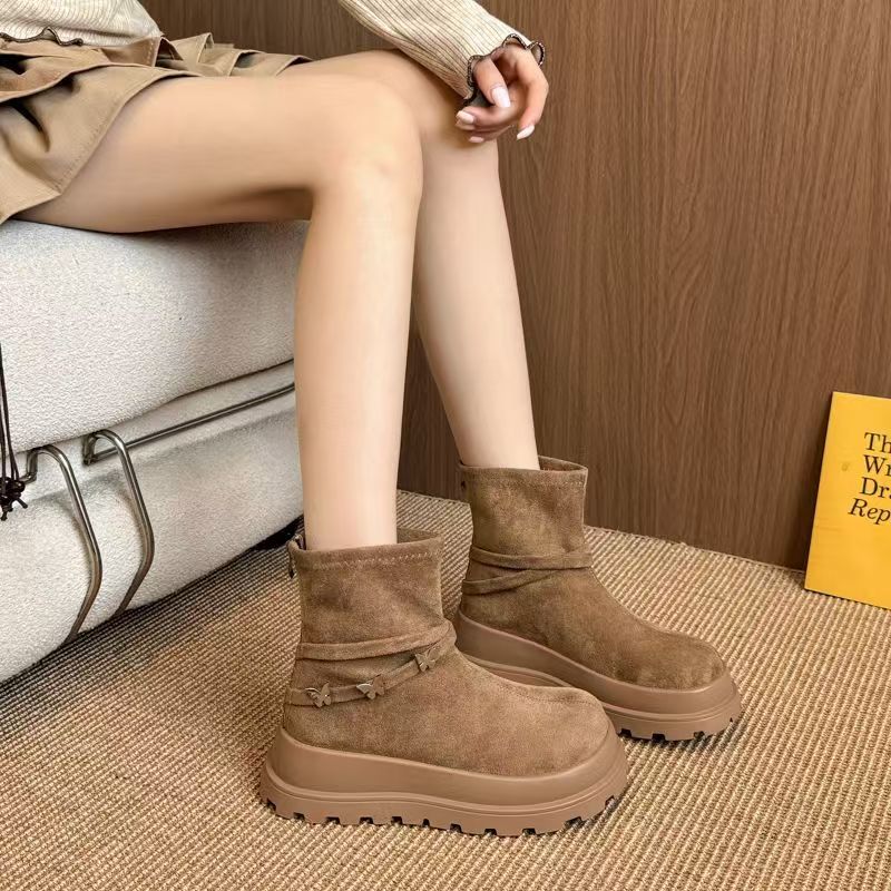 Sepatu Bot Wanita Platform Tin - Ethnic Wear ulasan dan harga