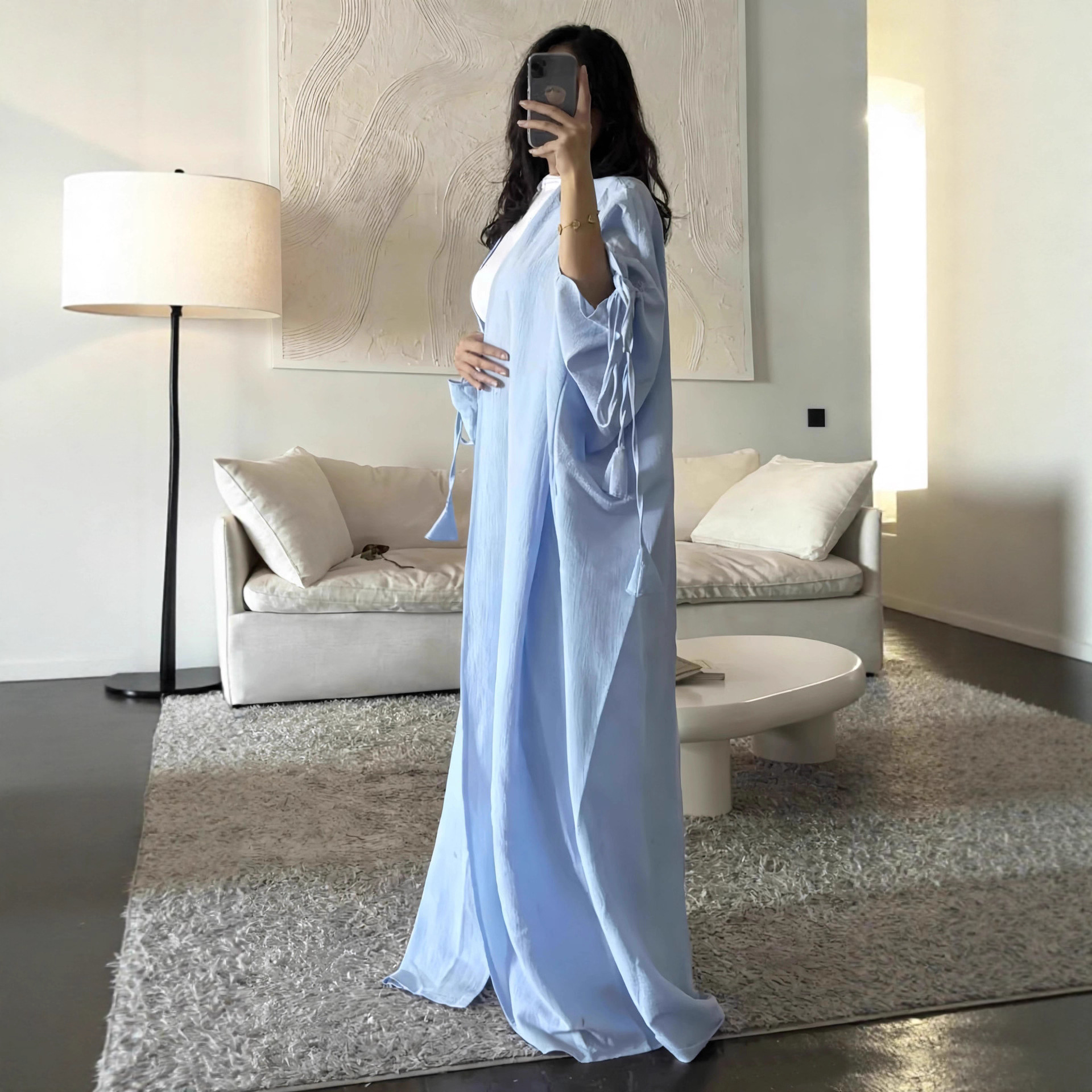 Gaun Wanita Cardigan Jubah Aba - Jalabiya Women Arabic ulasan dan harga
