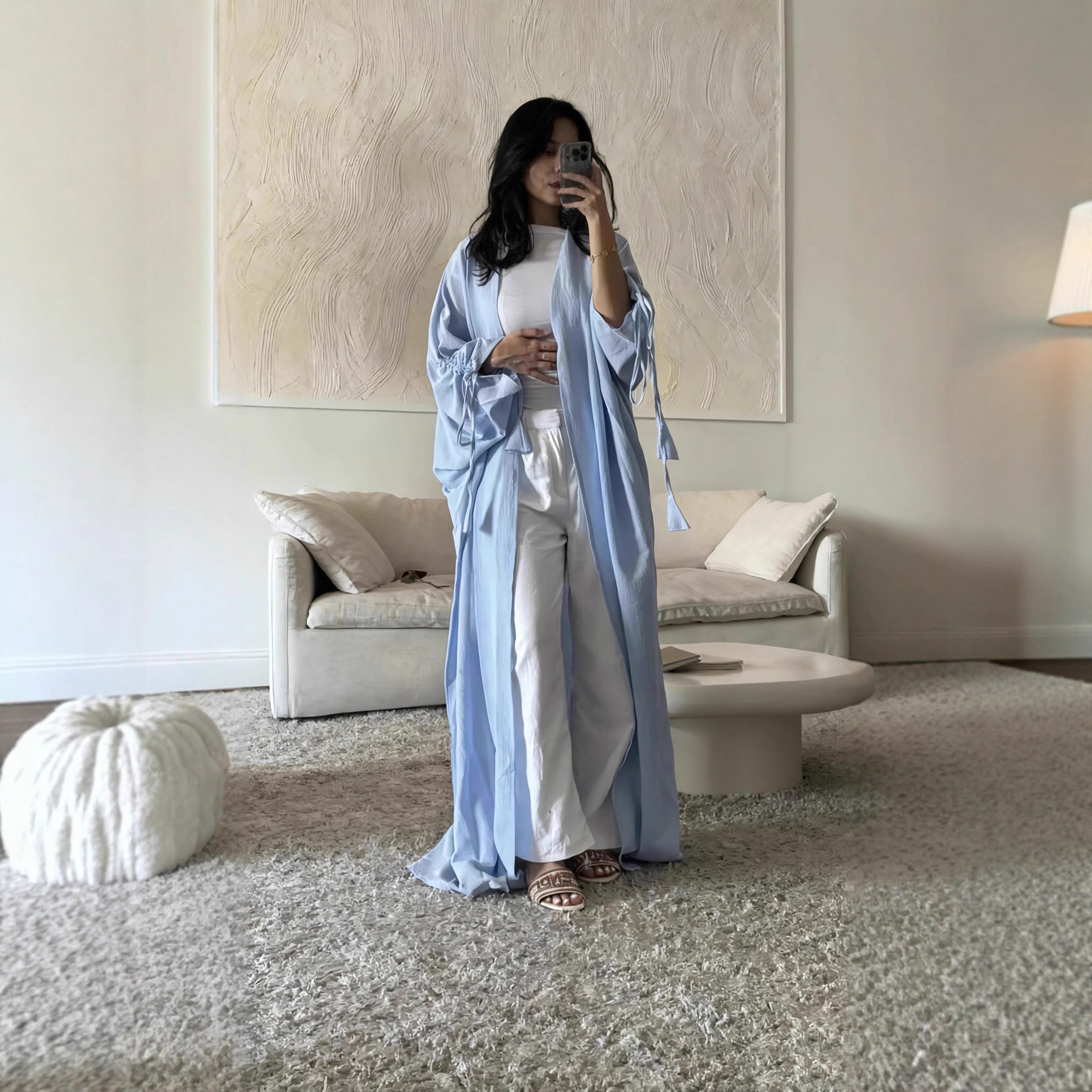 Gaun Wanita Cardigan Jubah Aba - Jalabiya Women Arabic ulasan dan harga